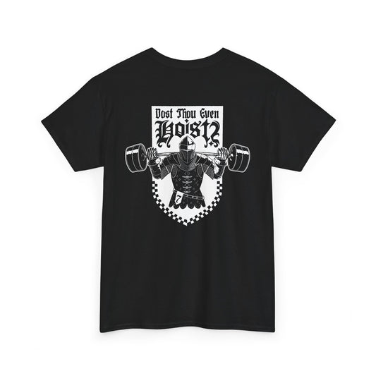 Dost Thou Even Hoist? Illustration Black Backprint