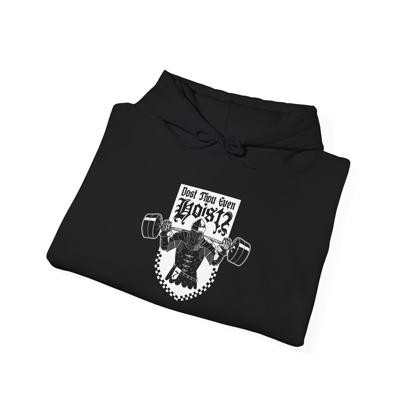 Dost Thou Even Hoist? Illustration Hoodie - Black