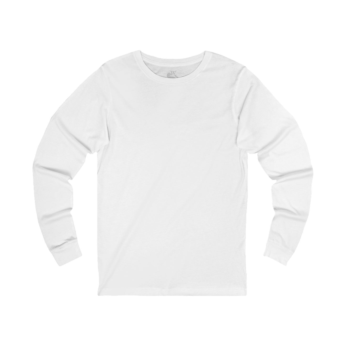 Classic White Long Sleeve Tee - Lightweight Jersey Shirt