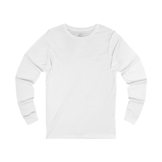 Classic White Long Sleeve Tee - Lightweight Jersey Shirt