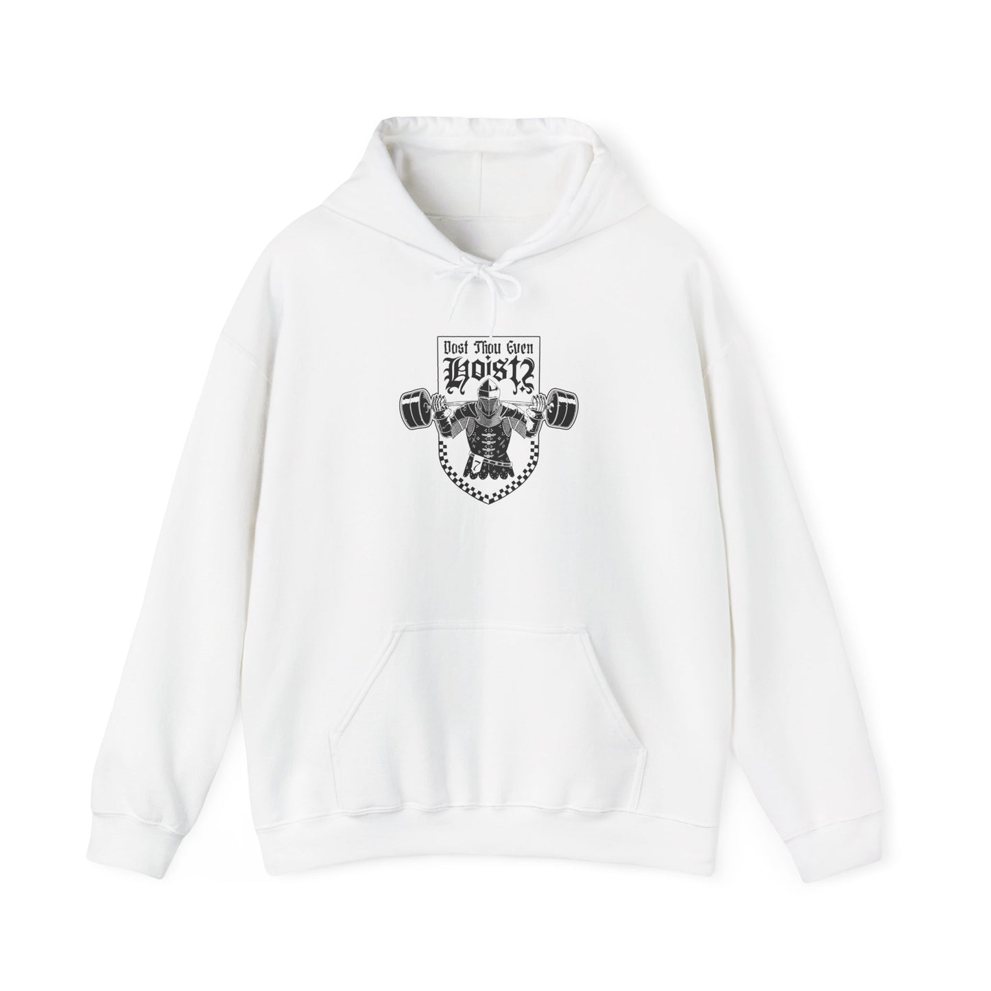 Dost Thou Even Hoist? Illustration Hoodie - White