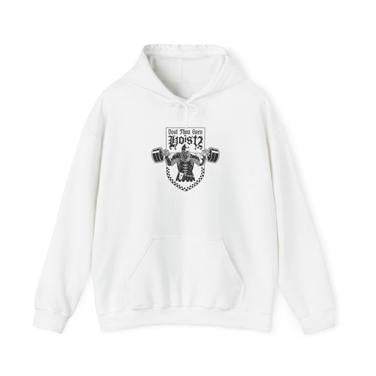 Dost Thou Even Hoist? Illustration Hoodie - White
